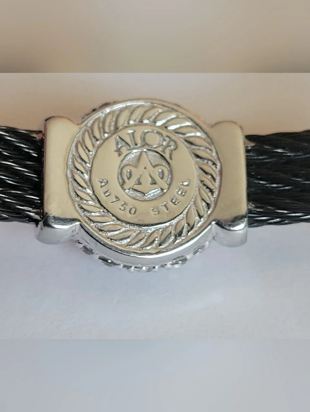 Gorgeous ALOR /Charriol Bracelet- 18k (750) Gold & SS - Picture 13 of 15